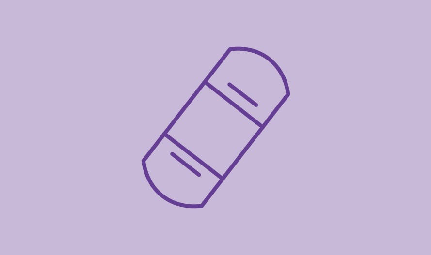 Flu Vaccine Icon - Purple